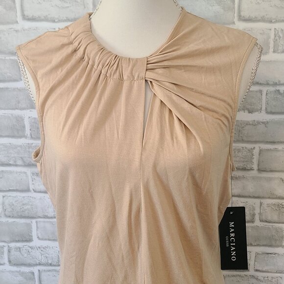 Marciano Guess Marcel Top Sleeveless Shirt NEW Minimalist Quiet Luxury Basic Lg - Picture 2 of 8